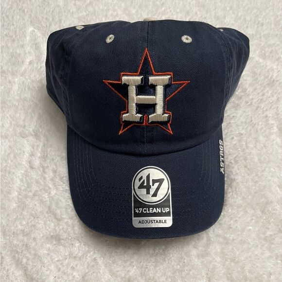 Houston Astros Hat Cap 47 Franchise Fitted Mens Navy Blue - Picture 4 of 4